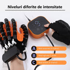 Manusa Robotica FIIZEN® pentru Recuperare Mana si Degete, Functie Oglinda ce Copiaza Miscarea Mainii Sanatoase, 3 Moduri de Antrenament, 9 Niveluri de Intensitate, Compresie Pneumatica Individuala, Antrenament cu Rezistenta, Mobilitate si Dexteritate