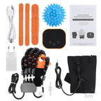 Manusa Robotica FIIZEN® pentru Recuperare Mana si Degete, Functie Oglinda ce Copiaza Miscarea Mainii Sanatoase, 3 Moduri de Antrenament, 9 Niveluri de Intensitate, Compresie Pneumatica Individuala, Antrenament cu Rezistenta, Mobilitate si Dexteritate