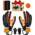 Manusa Robotica Portabila FIIZEN® pentru Recuperare Mana si Degete, Mirror Training, 3 Moduri de Antrenament, 5 Niveluri de Intensitate, Compresie Pneumatica, Baterie 2400mAh, Centura de Fixare Inclusa, Portable Hand Trainer